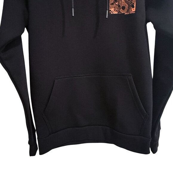 Dolly Noire Kunyoshi Hoodie Men Size XS Sweatshirt Black Pullover Graphic Print - Picture 8 of 9